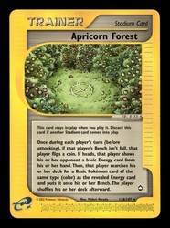 Apricorn Forest 118/147 Aquapolis Rare Trainer