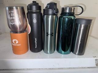 Assorted 22 fl oz Insulated Stainless Steel Water Bottle & Tumbler Set