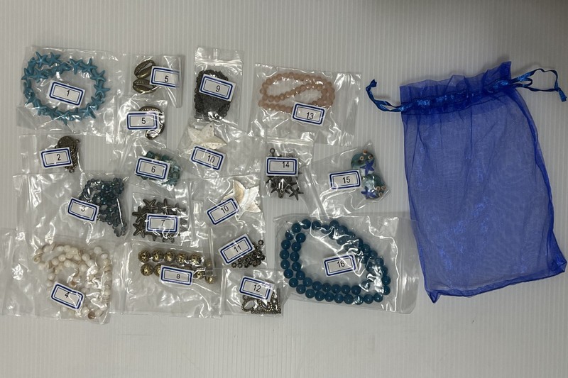 Unused "Starfish Beach" beads kit lot for jewelry crafts