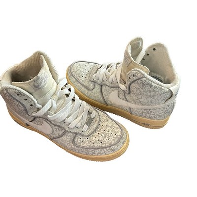 Nike Mens Air Force ones high Kobe pack, gray lace up Size 8.5