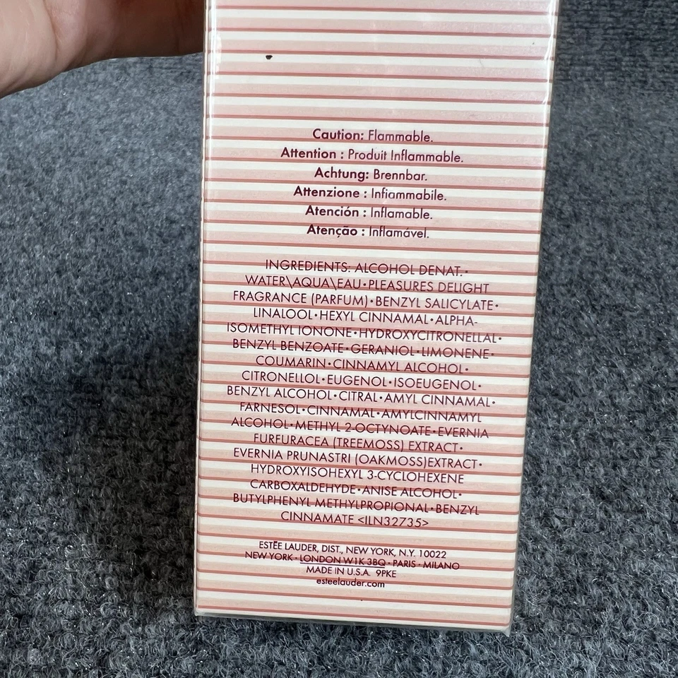 Eau de Parfum Vintage Estée Lauder Pleasures Delight 3.4 OZ 100 ml NUEVO Sellado Foto 3 de 4