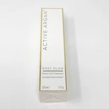 Active Argan Rosy Glow Stem Cell Cleanser 6.7 fl Oz. NEW - SEALED