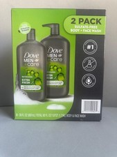 Dove Men+Care Extra Fresh Body & Face Wash 2 Pack 30oz Each Sulfate Free 0.80 per gallon