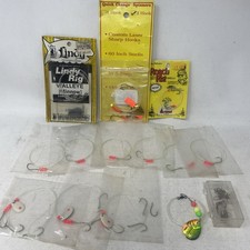 Walleye Snelled Spinners Hooks Snap Swivels Lindy 1/4 Oz Minnow & Roach Rig