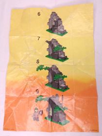 LEGO Castle 'Ghostly Hideout' 1596 Instruction Manual Book Only Vintage 1993