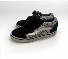Vans Niño Pequeño Old Skool Dálmata Blanco y Negro Zapatos Sin Atar 10 Niño Pequeño