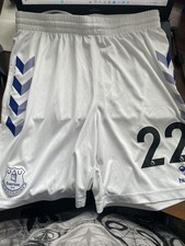 EVERTON FC - BEN GODFREY - PLAYERS ISSUE/MATCH WORN SHORTS