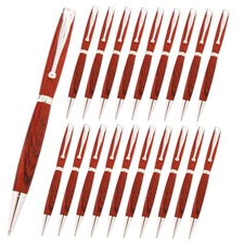 Fancy Pen Kit, Silver Finish, 20 Pack, Legacy Woodturning