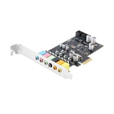 PCIE 7.1 Soundkarte Stereo-Panel PCI-Express X1 PC-Audioadapter Desktop-Com3238