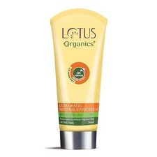 Lotus Organics Ultra Matte Mineral Sunscreen  SPF 40 PA   100gm