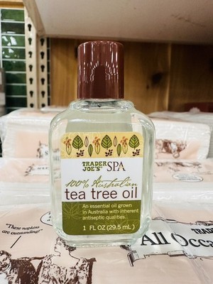 trader joes tea tree oil skin cream clear 1 fl oz 29.5 ml new