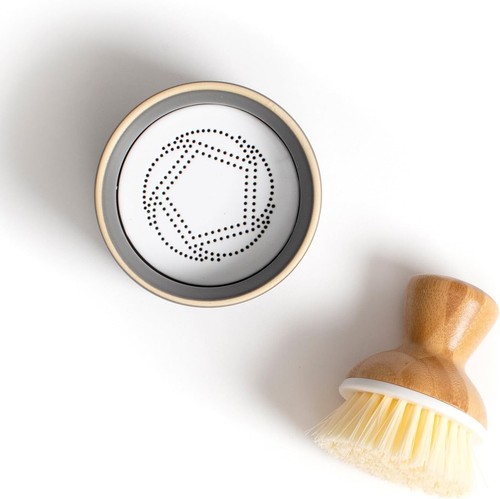Cepillo para platos de bambú Full Circle Bubble Up - Ergonómico (1 paquete), blanco - Imagen 6 de 8