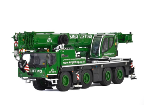 1:50 WSI LIEBHERR LTM1090 King Lifting Crane Construction Machine Diecast Model - Foto 1 di 2
