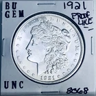 1921 BU GEM MORGAN SILVER DOLLAR UNC MS+++ U.S. MINT RARE COIN 8068