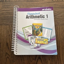 Abeka Homeschool Arithmetic 1 Curriculum Lesson Plans Book