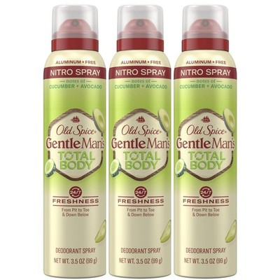 Old Spice Whole Body Deodorant Spray for Men, Aluminum Free, Cucumber +...