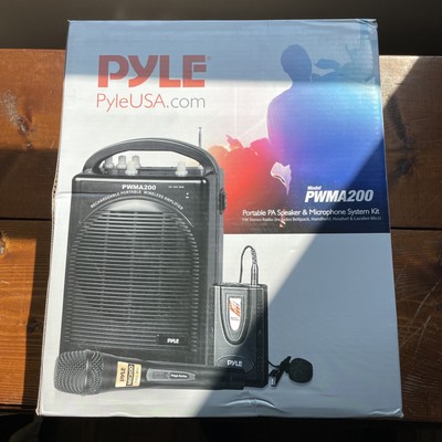 Pyle Portable Speaker and Microphone/Karaoke Model: PWMA200