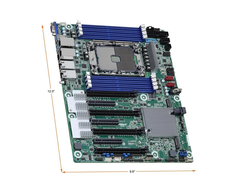 AsRock Rack SPC621D8-2L2T ATX Server Motherboard Single Socket P+ (LGA 4189) Int - Image 4 of 4