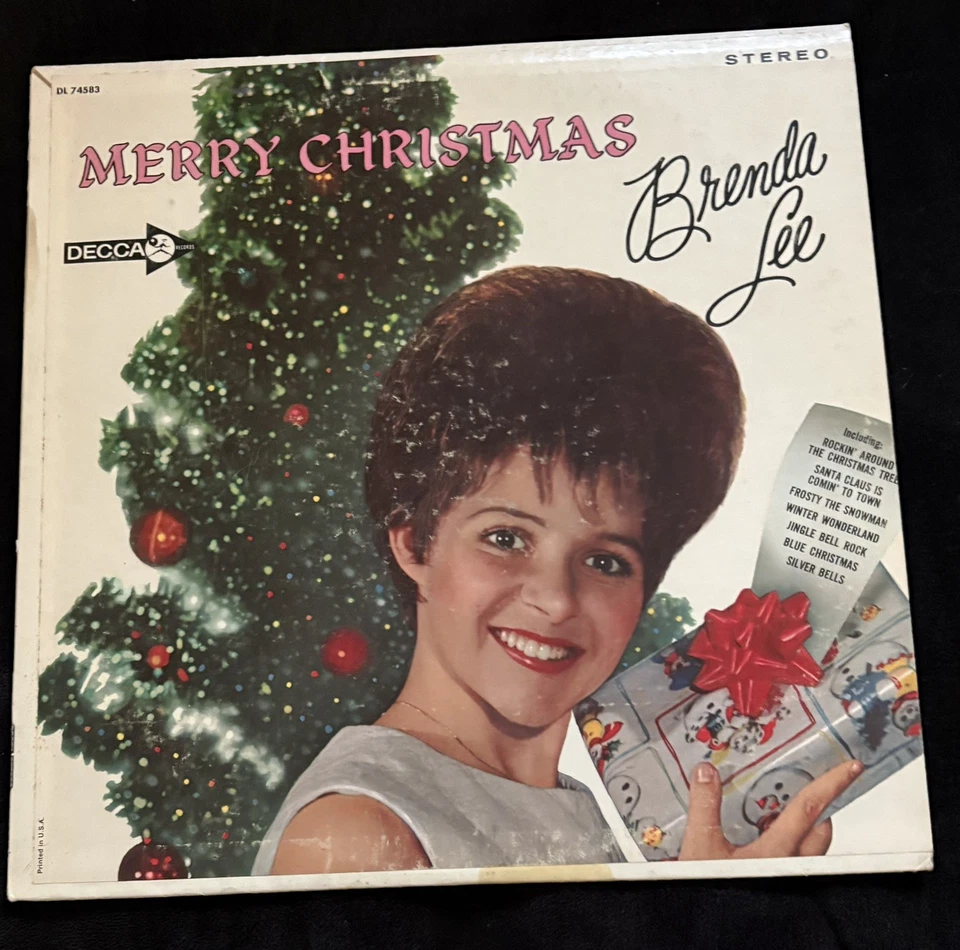 Merry Christmas Brenda Lee LP MCA Records MCA-15021 - Image 2 of 2