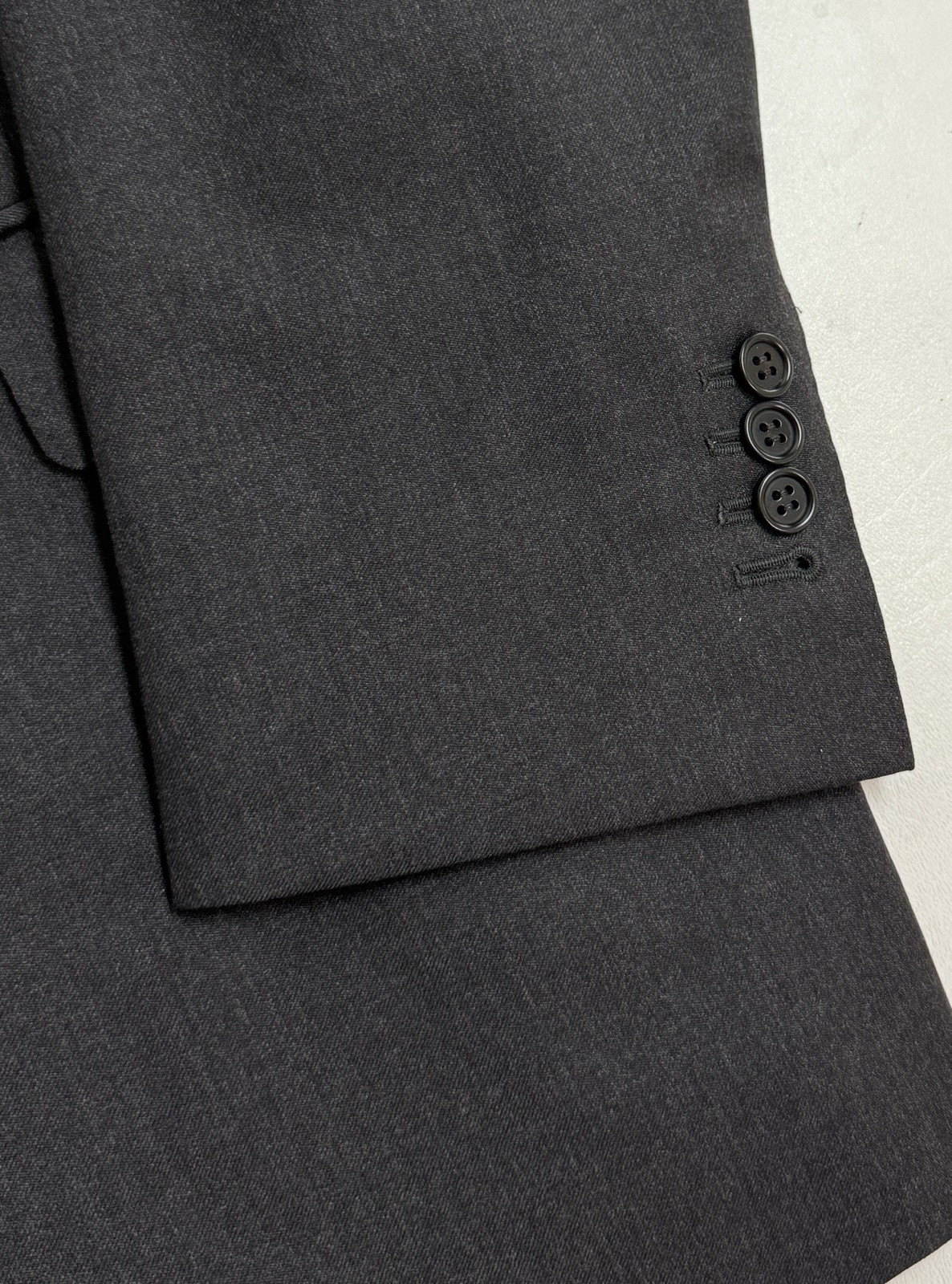 CANALI Solid Gray Modello 13290 Suit Jacket Size … - image 4