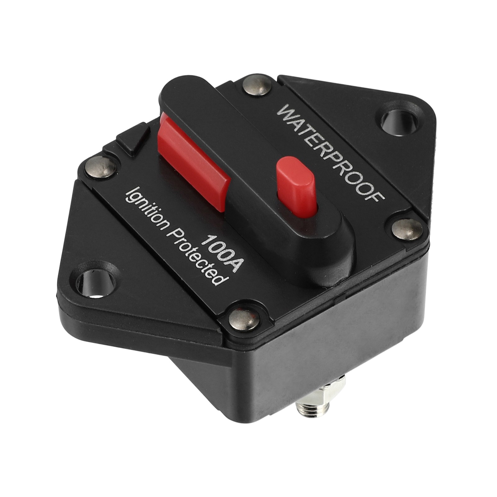Disjoncteur 100A réarmable évitez les pannes de batterie avec ce support fusible 12V-48V DC