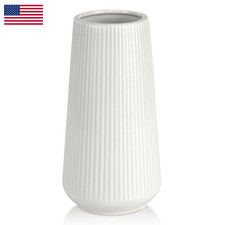 White Ceramic Vase Gukjob Small Cute Flower Vase For Pampas Grass Home Living