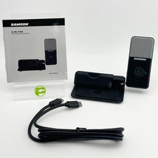 Samson Go Mic Video Portable Multi-Pattern USB Microphone with HD Webcam Black