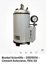 NEW 🔥🔥🔥Boekel ASTM 25515016 Cement Menzel Autoclave 350PSI 115V