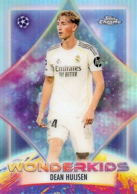 Dean Huijsen RC, Wonderkids #WK-6 - 2025-26 Topps Chrome UEFA CC