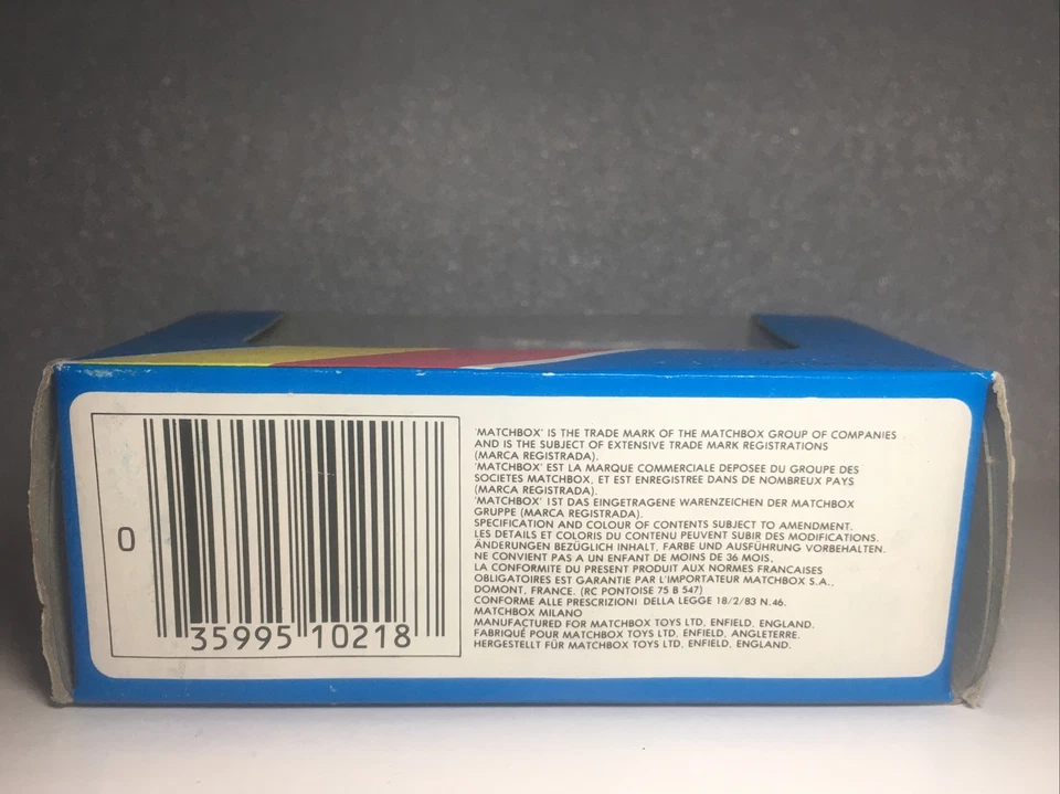 Matchbox MB 20 VOLVO CONTAINER TRUCK von 1986 mit Originalverpackung * Rarität * - Bild 4 von 4