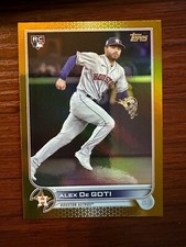 2022 Topps Update Alex De Goti Gold Foil #US29 Houston Astros