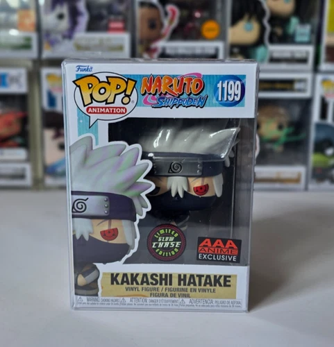 Funko Pop! #1199 Naruto Shippuden Kakashi Hatake, GLOW CHASE +Protector