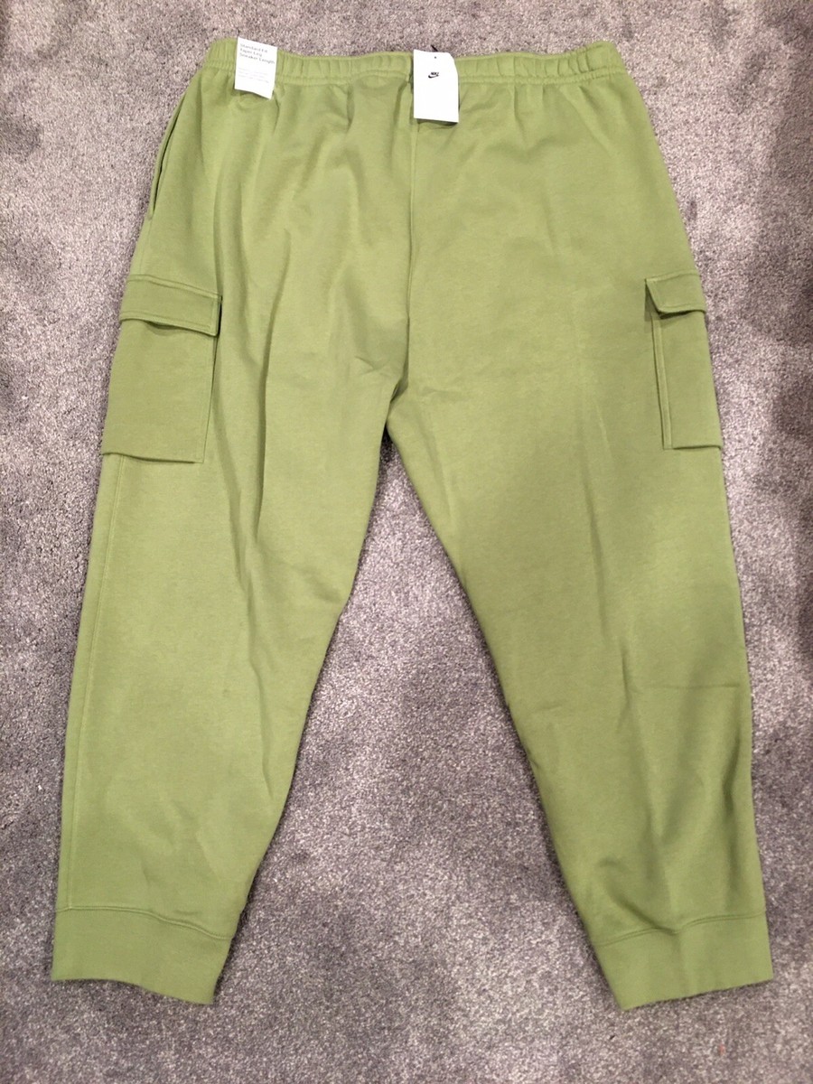 Nike Sportswear Club Fleece Cargo Pants Joggers Light Olive