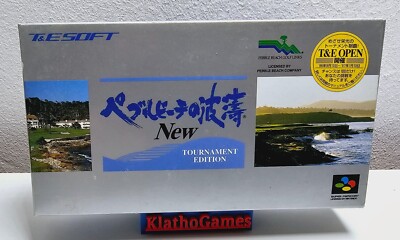 Pebble Beach no Hatou Tournament Edition Nintendo Super Famicom OVP+Anl. X520