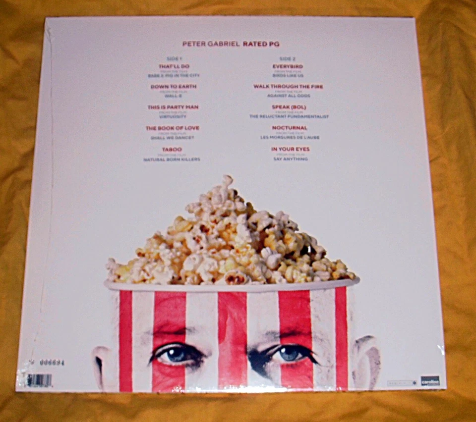 PETER GABRIEL -RATED PG Picture Disc LP LTD Numbered Record Store Day 2019 NEW - Image 2 of 2