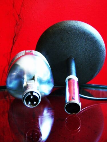 Vintage RARE 1950s Astatic DR-10 crystal microphone w period Atlas DS-5 stand - Picture 13 of 16