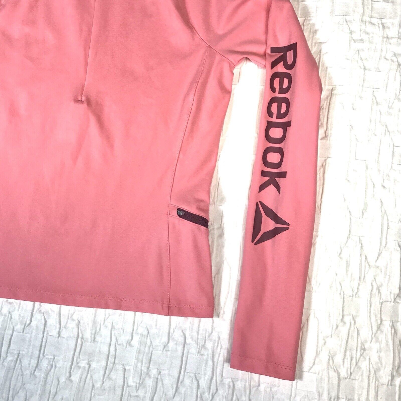 Reebok Activewear Performance Jacket Women Pink L… - image 4