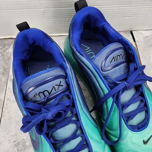Nike Air Max 720 Men's Sea Forest Green Blue Sneakers Size 10.5 - Picture 2 of 14