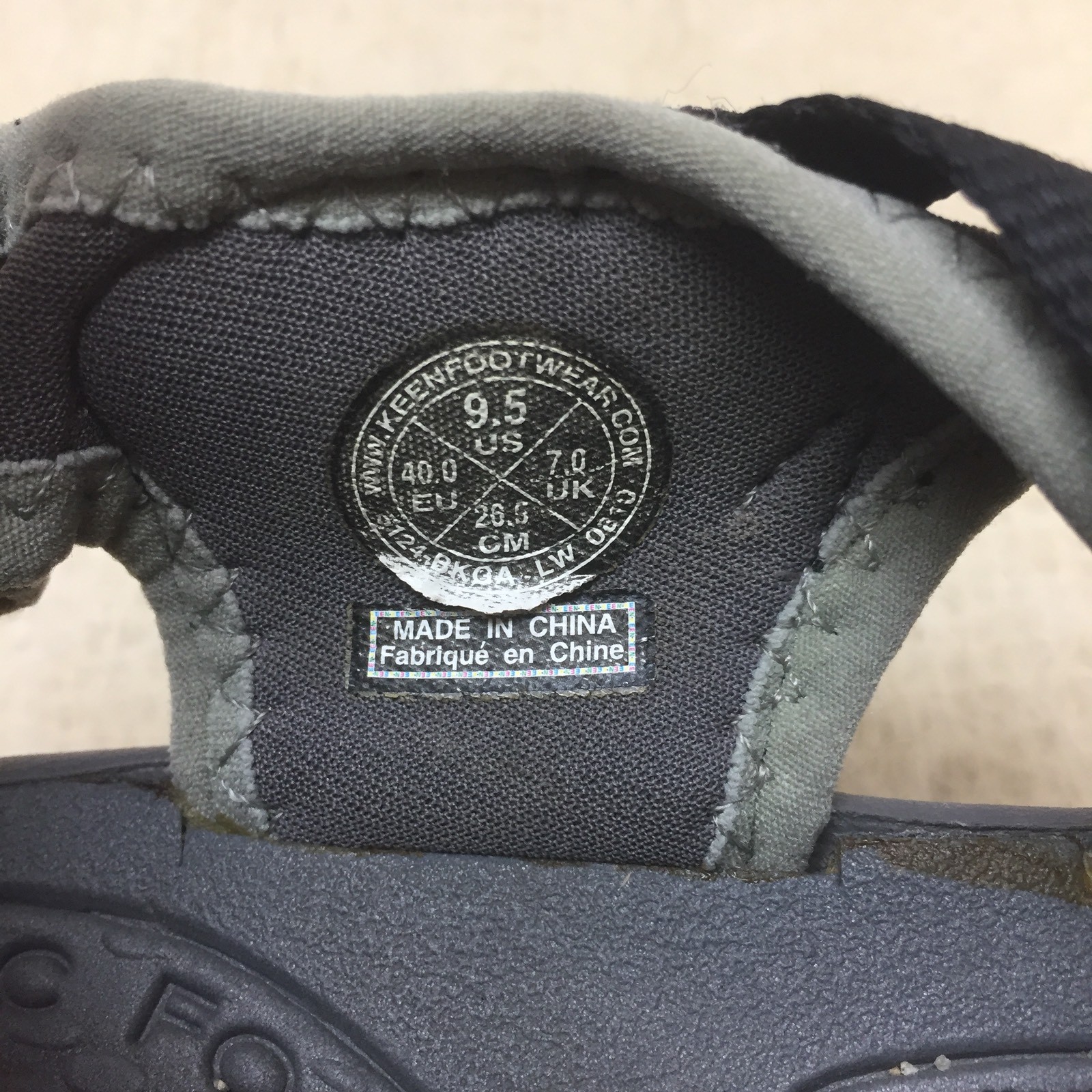 Sandali sportivi KEEN Whisper neri nylon balistico euro 40 donna 9 5 M