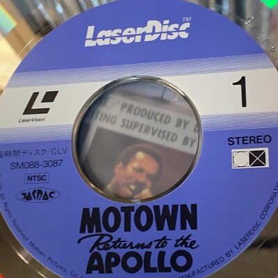 Motown Returns To The Apollo JAPAN Laser Disc LD SM088-3087 Motown Returns To The Apollo JAPAN Laser Disc LD SM088-3087
