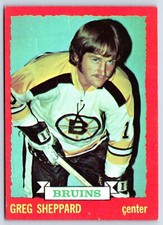 GREG SHEPPARD 1973-74 O-PEE-CHEE 73-74 NO 8 EXMINT+           25336