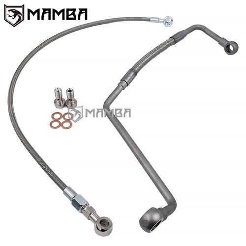 PTFE Turbo Oil Feed Supply Line For 18~ Luxgen GT220 1.8T 49377-01870 TD04L - Picture 2 of 5