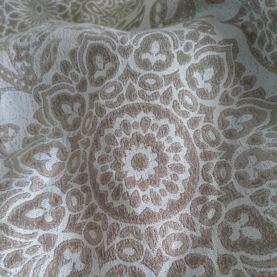 Madison Park Signature Duvet Cover King 108" X 92" Beige Floral Medallion  - Image 4 of 4