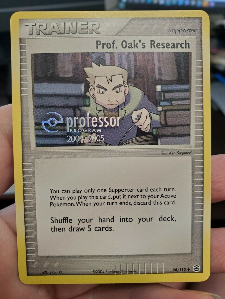 Pokemon Prof. Oak's Research Professor Program Promo Foil Shift