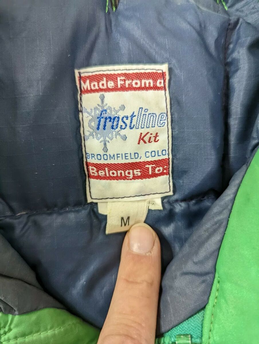 Vintage 70s Frostline Kit Down Puffer Quilted Jacket Green Vintage 70s Frostline Kit Down Puffer Quilted Jacket Green