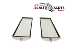 SET OF 2 MIRROR STAINLESS STEEL WEST COAST  6"X16" FOR HEAVY DUTY TRUCKS
