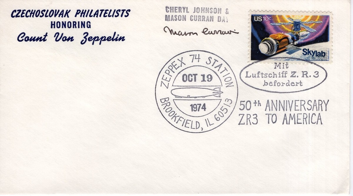 50TH ANNIVERSARY ZR3 TO AMERICA, BROOKFIELD, IL 1974 FDC18812 | eBay