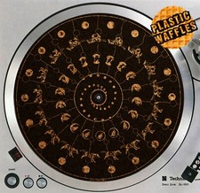 Follow The Wolf Animated Cork Slipmat Cork 12" Slip Mat Audiophile Anti-Static