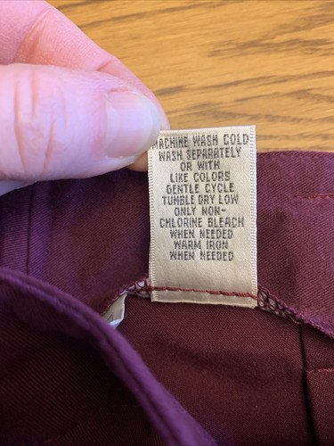 New Studio Works purple Dress Pants Sz 10 - 26x29 belt pockets Hi-rise NWT - Picture 7 of 8