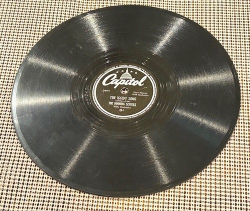 10" 78 RPM-Dinning Sisters 1946 Capitol Records #261 - Picture 1 of 2
